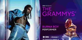 Burna Boy To Perform At 2024 Grammys