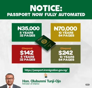 Nigeria Launches Online Portal For International Passport Application