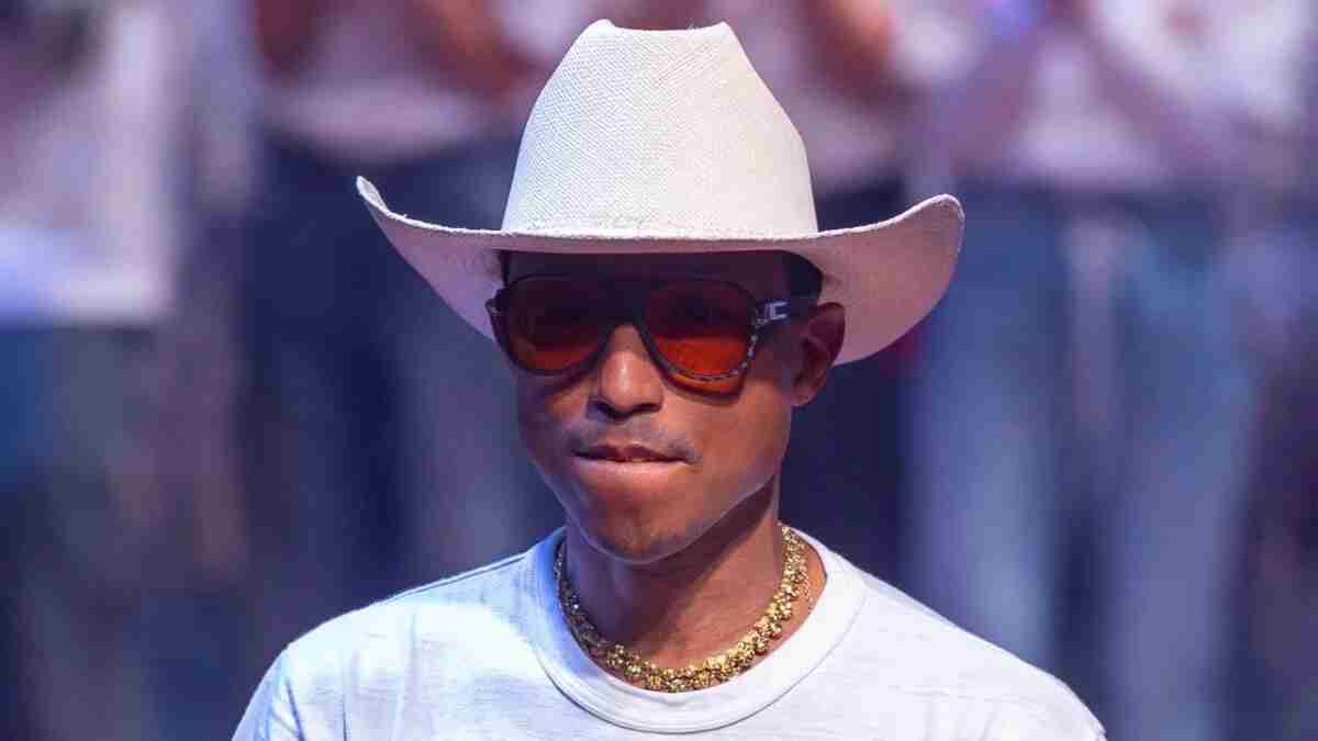 Pharrell Williams Debuts New Songs At Louis Vuitton's Western Fashion Show FW24