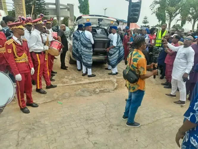 Funeral Service Of Late Rotimi Akeredolu Begins In Owo, Ondo State 