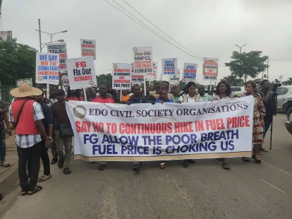 Economic Hardship: CSO Begins Mass Protest In Edo