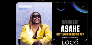 Asake Wins The Best African Act At The Mobo Awards 2024 