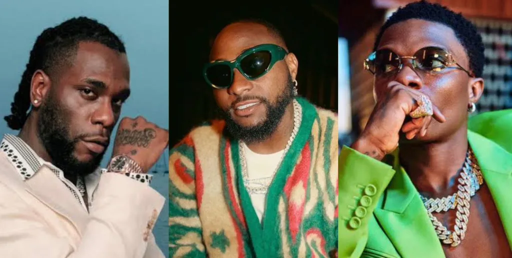 Burna Boy, Wizkid And Davido Nominated At International Reggae And World Music Award