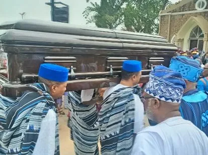 PHOTO SPLASH: Funeral Service Of Late Rotimi Akeredolu Begins In Owo, Ondo State 
