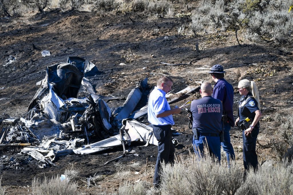 Photos From Helicopter Crash Site Involving Access Holdings CEO Herbert Wigwe 