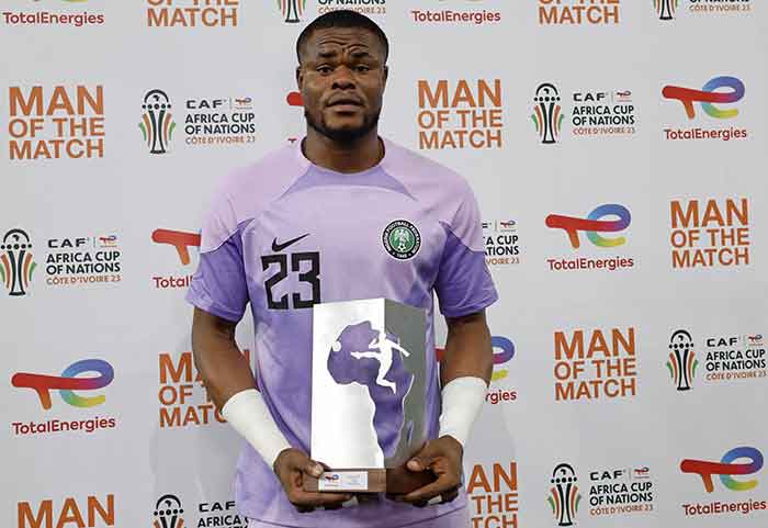 Stanley Nwabali named man of the match in AFCON Semi-final game