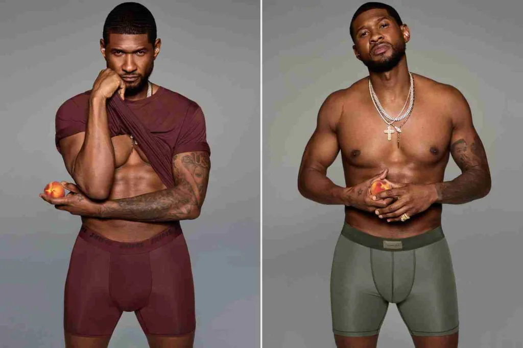 Usher Stars In Kim Kardashian’s New Skims Campaign