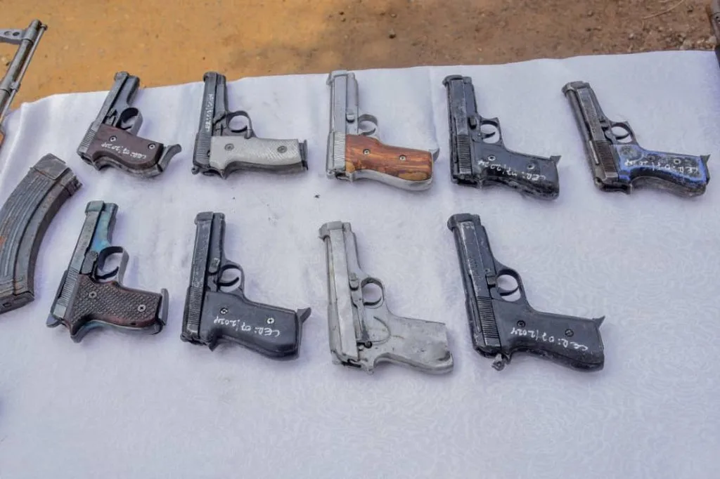 Police Reveal Plans For Suspects Arrested In Illegal Gun Factory In Plateau 