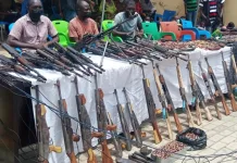 Police Reveal Plans For Suspects Arrested In Illegal Gun Factory In Plateau (Photos)