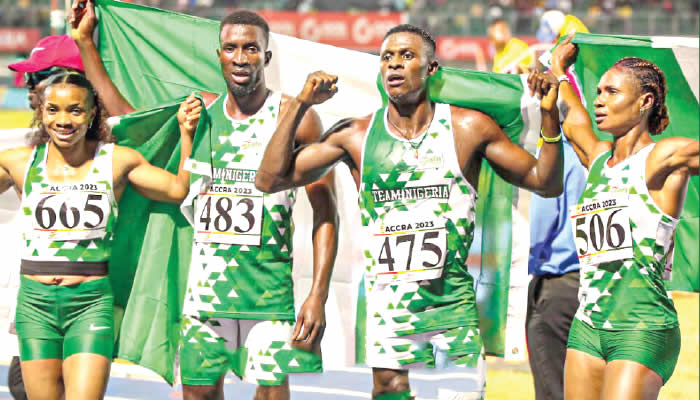 All Africa Games: Team Nigeria Top Athletics Table 