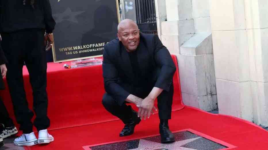Dr. Dre Honored With Hollywood Walk Of Fame