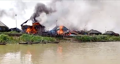 Delta Community Razed After Killing Of Soldiers 