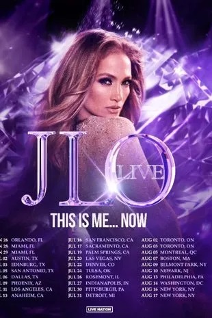 Jennifer Lopez Cancels Seven Tour Dates Due To Poor Ticket Sales