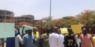 Labour Party Crisis: Abure Supporters Stage Protest In Abuja