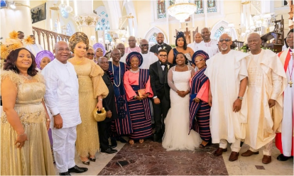 PHOTOSPLASH: See Dignitaries That Turned Up For Sanwo-Olu’s Daughter’s Wedding 