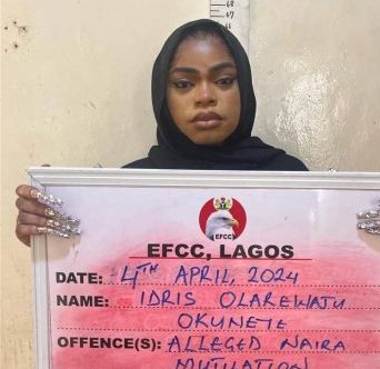 Naira Mutilation: Male or female cell? Where Will EFCC Keep Bobrisky