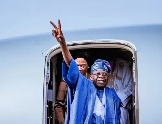 President Tinubu Lands Abuja After Controversial Trip
