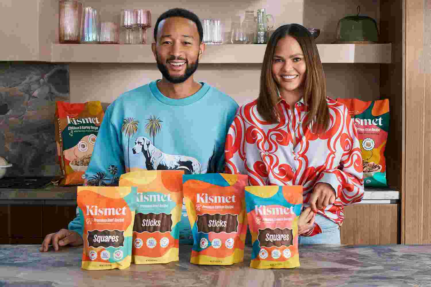 John Legend And Wife Chrissy Teigen Launch New Pet Food Brand 
