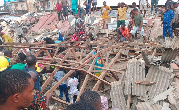 Tragedy As Mosque Collapses In Lagos