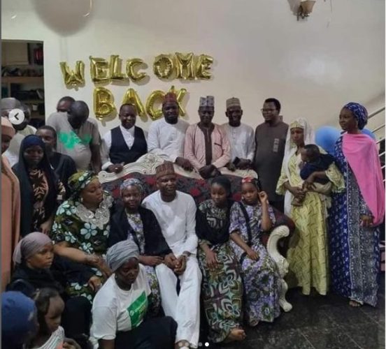 Abba Kyari Reunites With Family After Release From Prison 