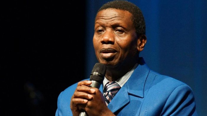 Pastor Adeboye : The Silence Of Religious Leaders