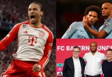 Sane Makes 'Unfortunate' Joke About Bayern Boss Kompany