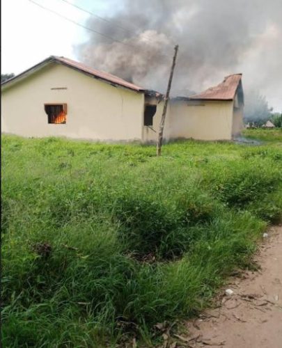 Benue: Tension As Youths Set INEC Office Ablaze, Destroys Voting Materials 