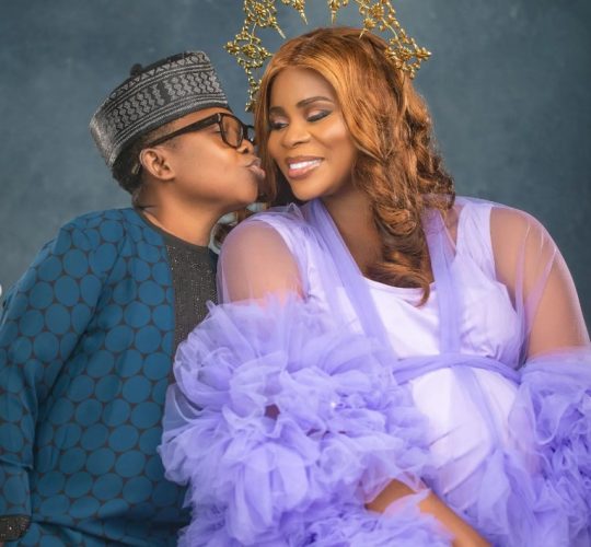 Jubilation As Nollywood Actor, Aki Welcomes Baby Boy With Wife