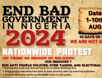 #EndBadGovernanceProtest: How Nigerians Are Preparing For August 1