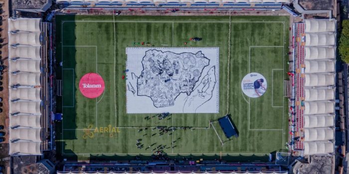 Dr. Fola David Sets New Guinness World Record For Largest Drawing By An Individual