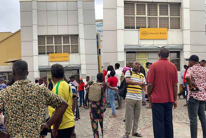 SIM Card Deactivation: Police React To Vandalism Of MTN Office In Lagos