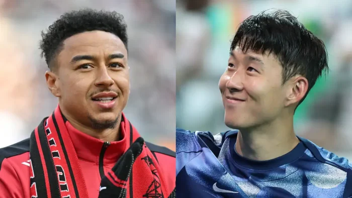 Lingard Links Up With Spurs Star Son In South Korea