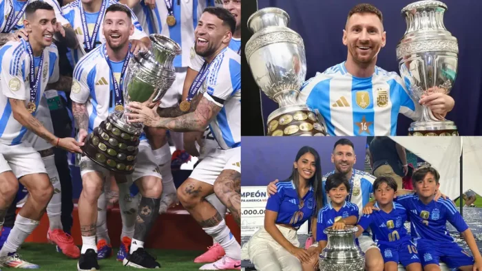 Record-Breaking Messi Celebrates Trophy No.45