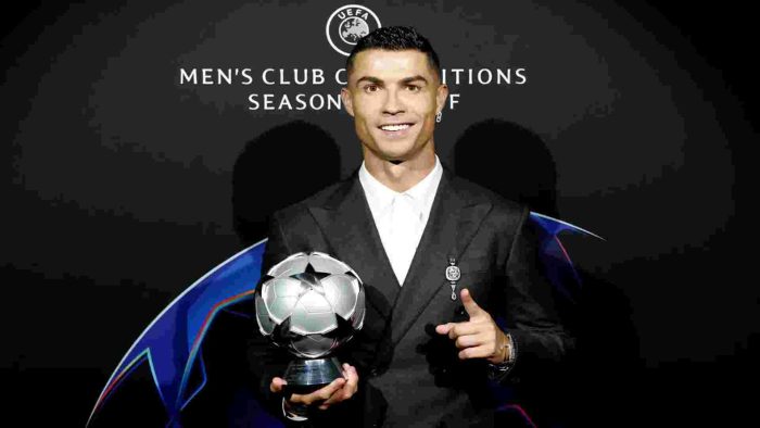 Cristiano Ronaldo Honoured As Uefa Champions League All-Time Top Scorer