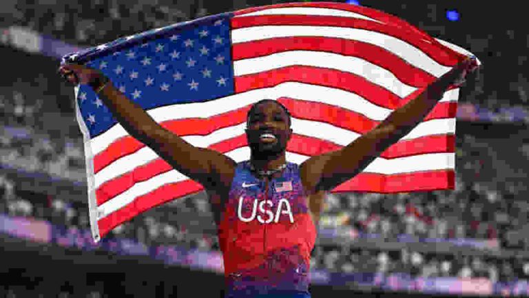 Noah Lyles Wins Gold In Men's 100m Olympic Final 