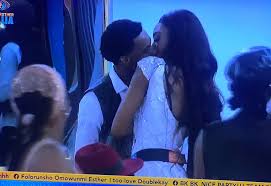 BBNaija S9: Topher And Anita Share Kiss After Daring Challenge