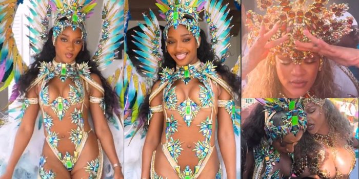 Rihanna Partners With Ayra Starr For A Special Appearance At A Barbados Festival.