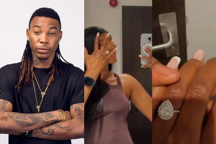 Solidstar Pops The Question To His Fiancée