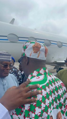 #EdoDecides2024: Atiku, Fubara Storm Edo For PDP Campaign Grand Finale (Photos)