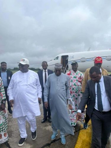 #EdoDecides2024: Atiku, Fubara Storm Edo For PDP Campaign Grand Finale (Photos)