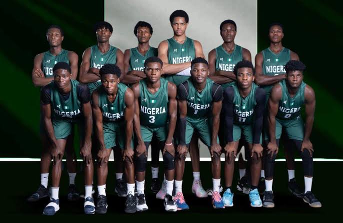 Nigeria U-18 Basketball male players