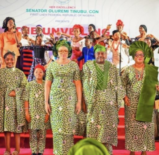 Remi Tinubu Unveils Oct. 1 Asoebi Fabric, Nigerians React