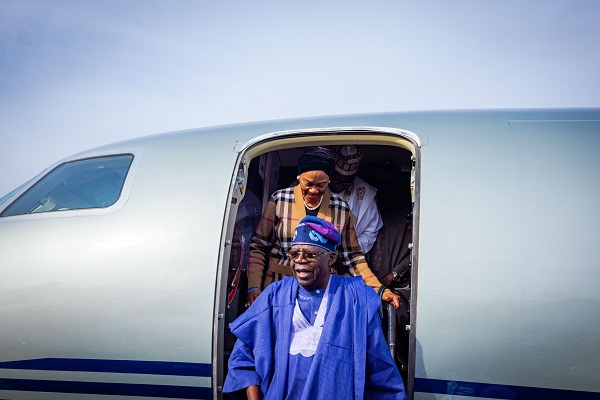 Tinubu Visits Borno To Assess Impact Of flooding.