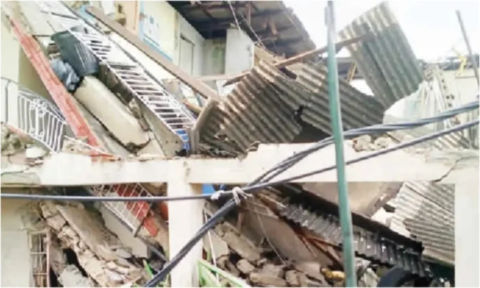 Four Injured As Building Collapses In Plateau