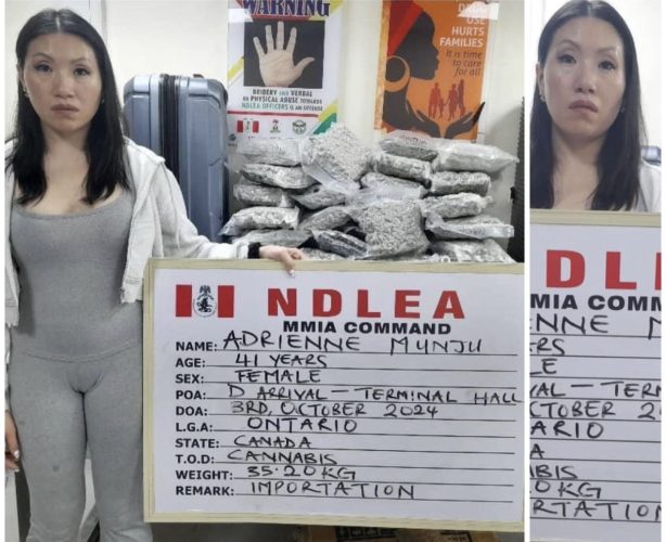 Canadian Lady Bags 11 Years In Prison Over Illicit Drug Importation