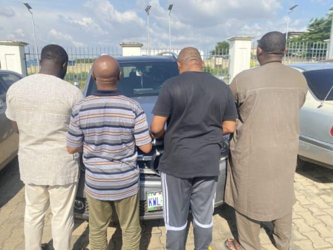 Abuja: Notorious Bank Hackers Specialising In Withdrawals of Depositors’ Funds Nabbed By EFCC