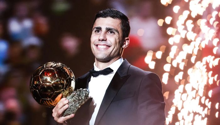 Man City And Spain Midfielder Rodri Wins 2024 Ballon D’or Award