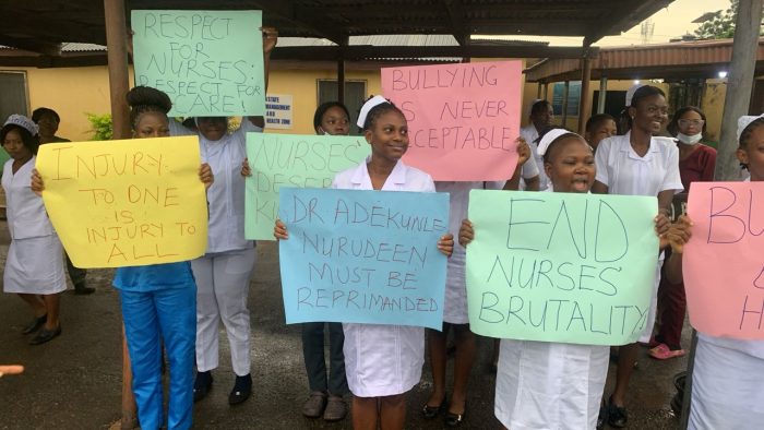 Ogun Nurses Protest Doctor’s Assault On Student Nurse