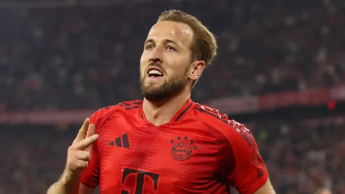 Kane Reacts As Bayern Score Four In First-half Mainz Demolition