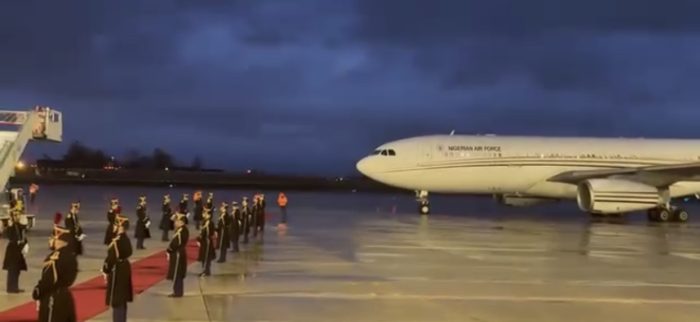 President Tinubu & First Lady Arrive Paris 